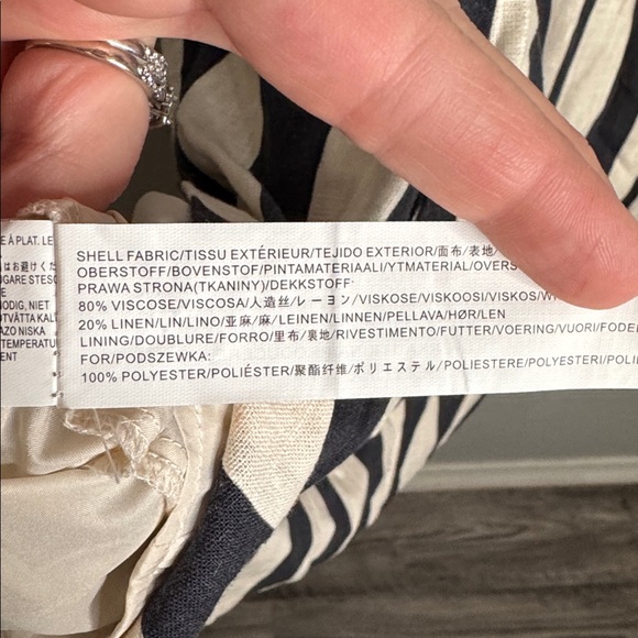 NWT Moon River Stripe Ruched Strapless Midi Dress Vacation Beach Size Small - Picture 7 of 8